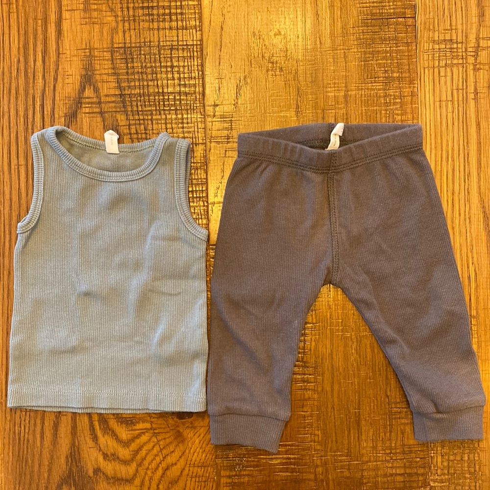 QUINCY MAE ribbed tank and pants